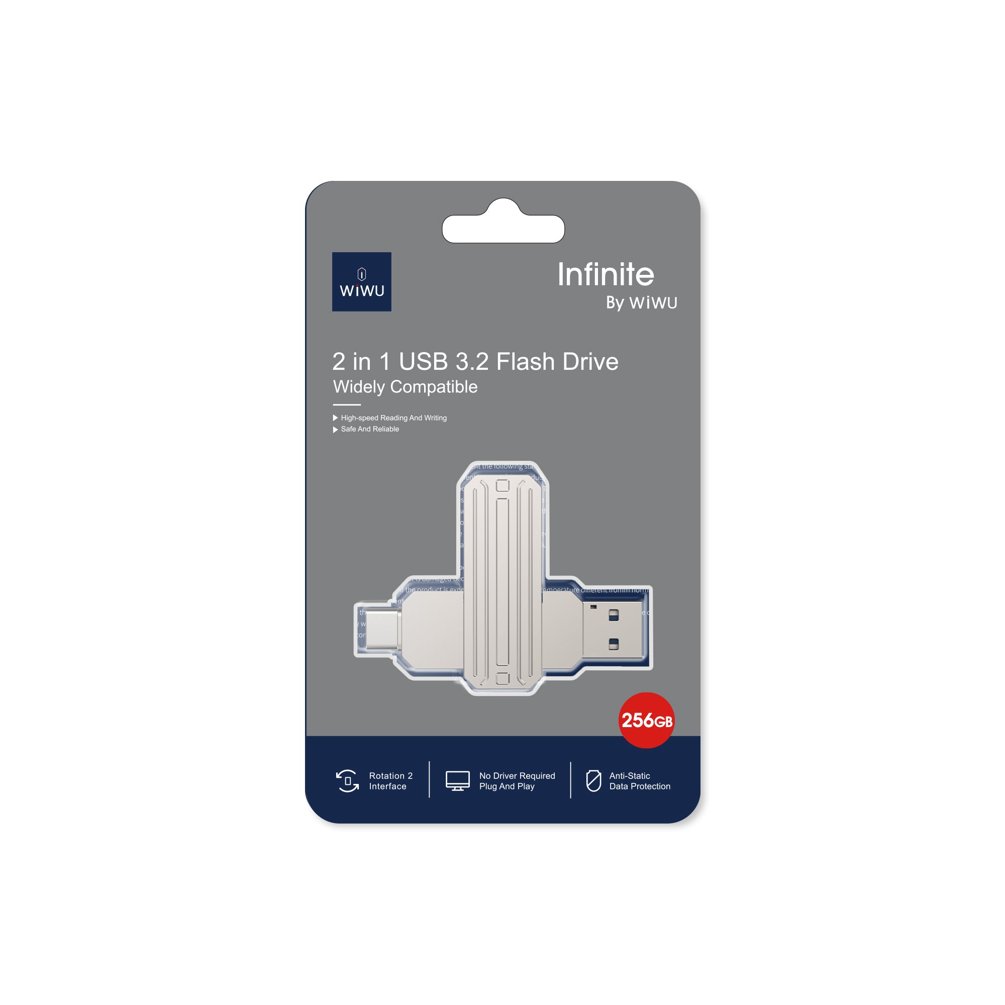 2 in 1 Flash Drive 256Gb FD003